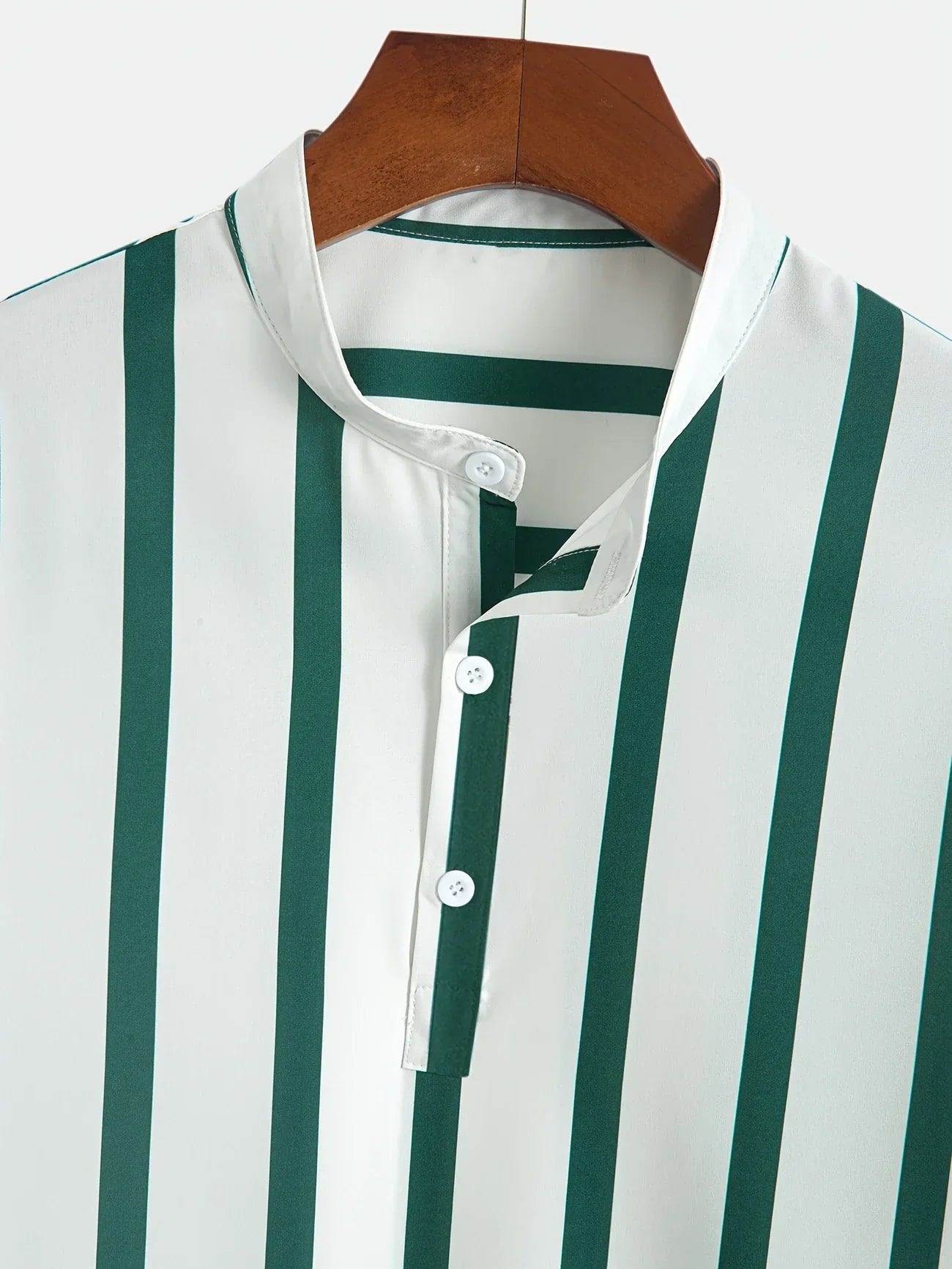 Men's Summer Striped Shirt & Shorts Set