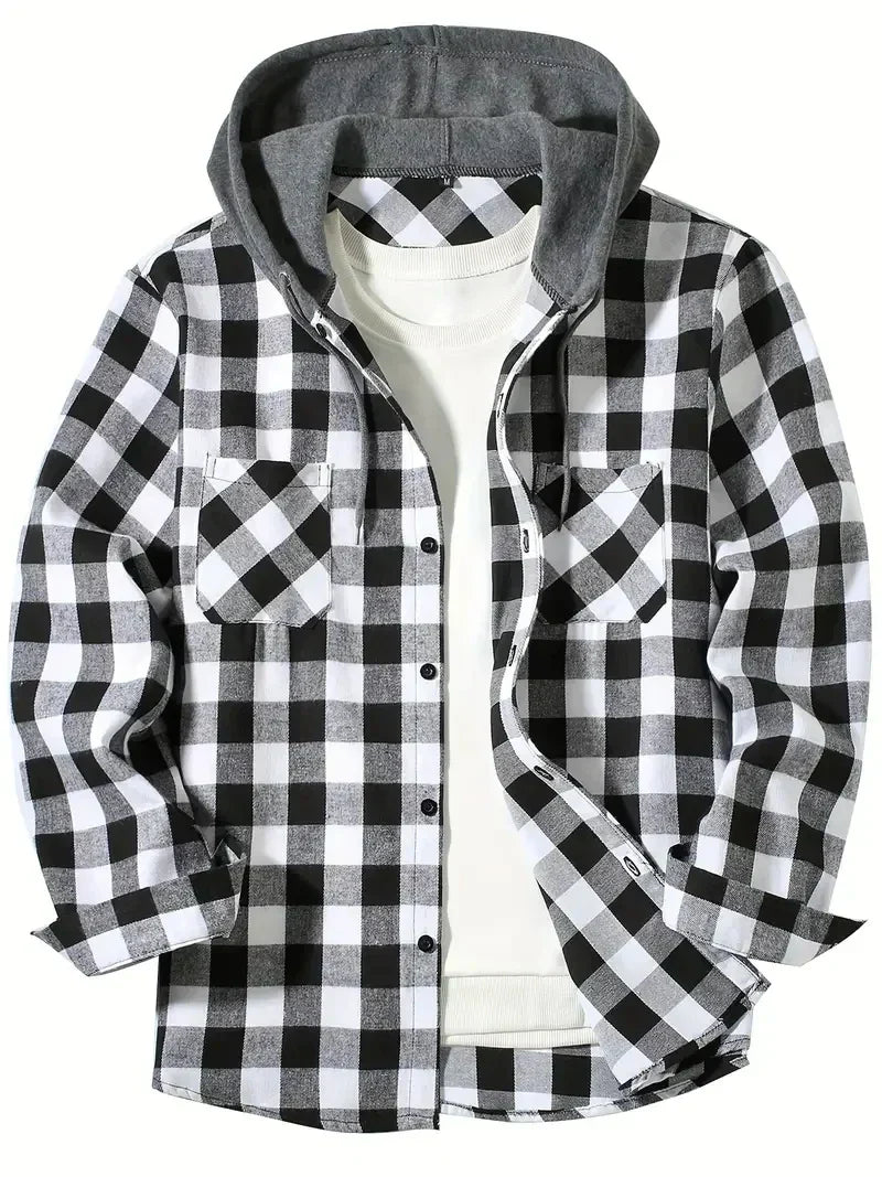 Benton Flannel Hoodie Jacket